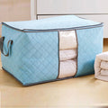 Bamboo Charcoal Clothes Storage Bag – Wide – Blue