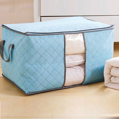 Bamboo Charcoal Clothes Storage Bag – Wide – Blue