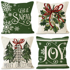 Green Christmas Cushion Cover (45 x 45 cm)
