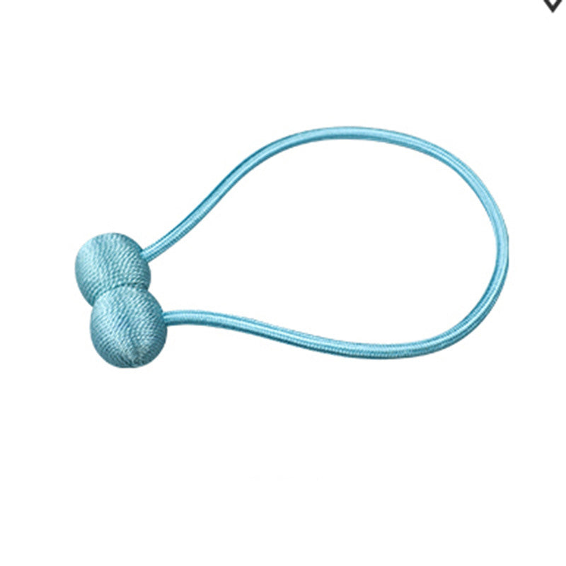 Magnetic Curtain Tiebacks – Sky Blue