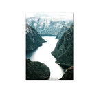 Nordic Landscape Canvas Print – Unframed Wall Art – image 2