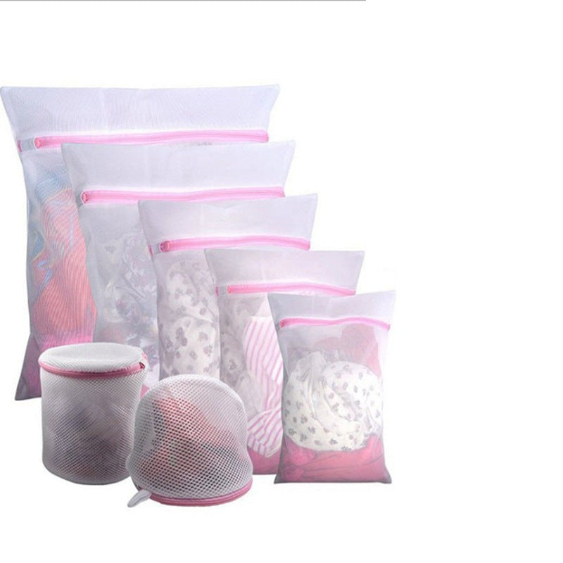 7-Piece Mesh Laundry Wash Bag Set – 7-Piece Set