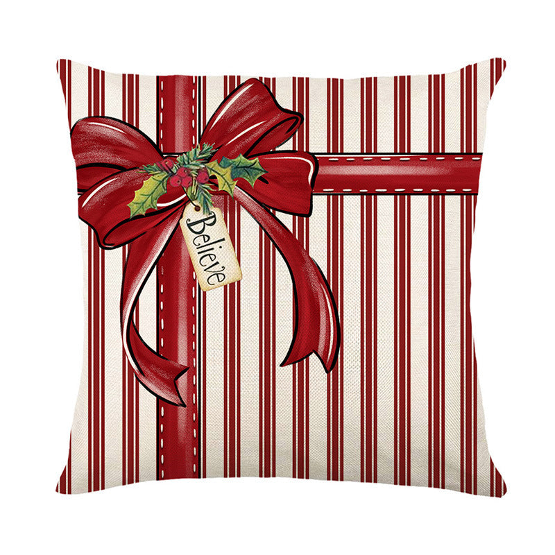 Christmas Cushion Cover – Printed Festive Design (45 x 45 cm)