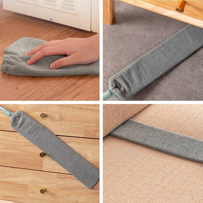 Extendable Under-Bed Duster – Washable Microfibre, 55–95 cm