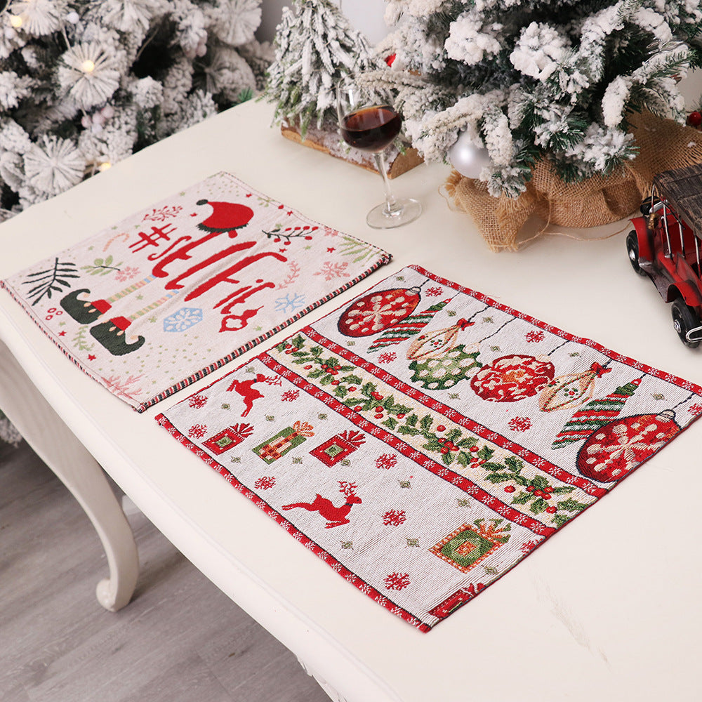 Christmas Tapestry Placemats – Set of 4