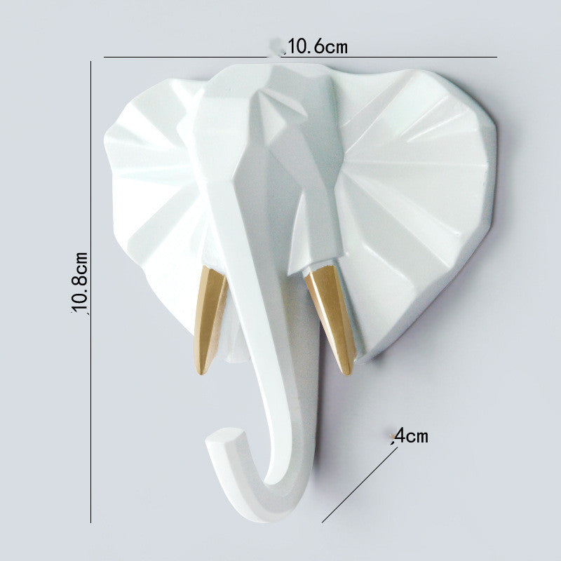 Geometric Animal Head Wall Hook – image 5