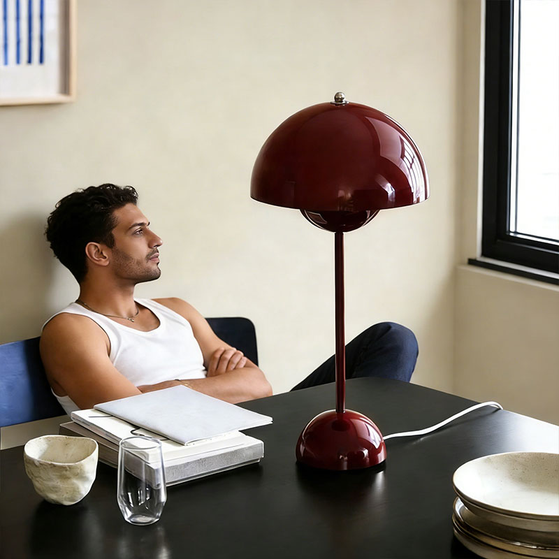 Rechargeable Mushroom Touch Table Lamp – image 9