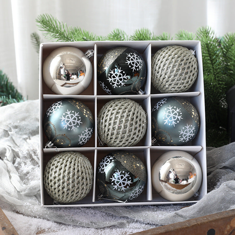 Hand-Painted Christmas Bauble Gift Box – Set of 9 – image 7