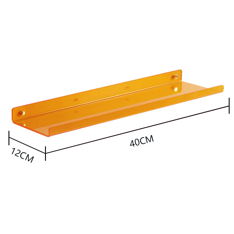 Acrylic Wall-Mounted Bathroom Shelf – 40cm – image 5