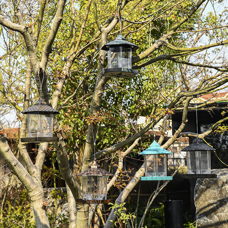 Gazebo Hanging Bird Feeder – Bronze Effect