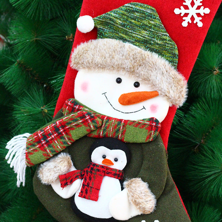 Christmas Stocking Gift Bag – Hanging Decoration (30 x 50 cm)