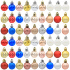Christmas Bauble Set – 36 Piece Mixed Baubles – image 3