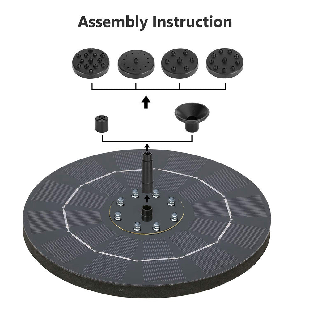 Solar Floating Water Fountain – image 4