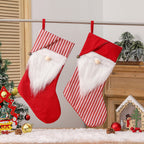 Nordic Gnome Christmas Stocking – Red or Striped (47 cm) – image 2