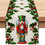 Nutcracker Christmas Table Runner (33 x 183 cm)