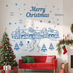 Christmas Snow Cottage Window Sticker – image 4