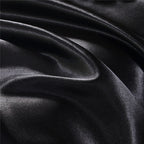 Satin-Finish Duvet Cover with Zip – Black, Silver or Ivory – image 2
