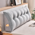 Triangular Backrest Cushion – Light Grey