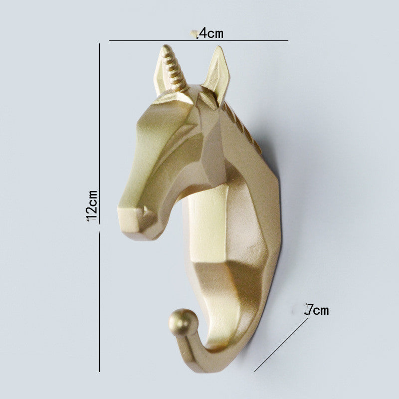 Geometric Animal Head Wall Hook – image 8