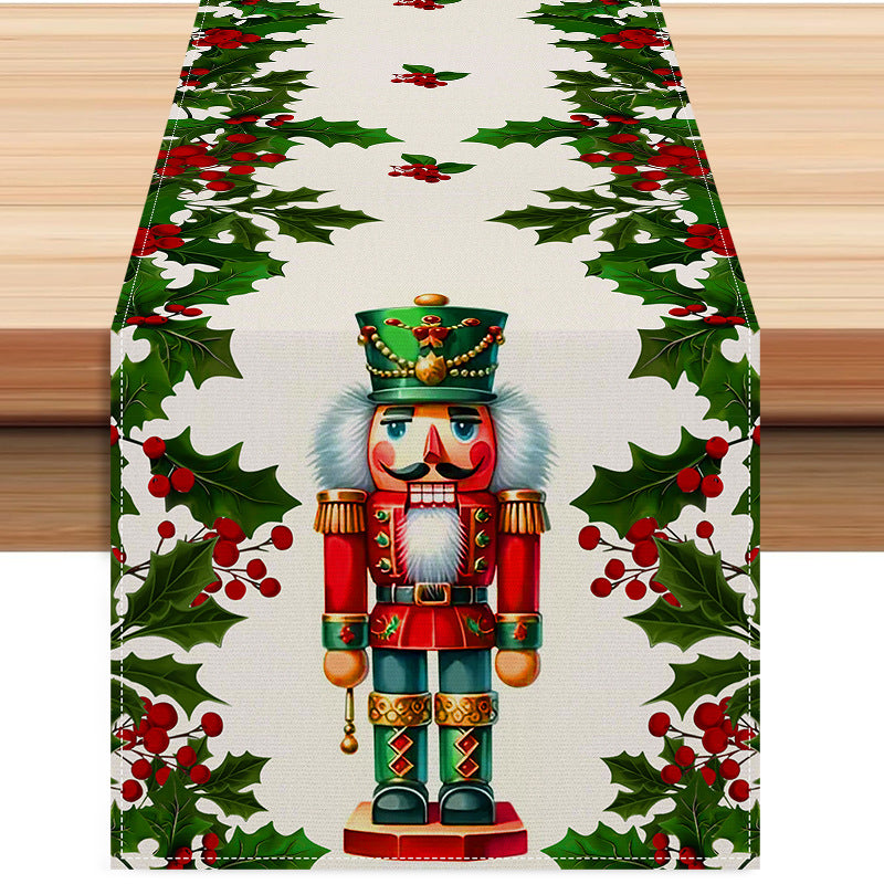 Nutcracker Christmas Table Runner (33 x 183 cm)