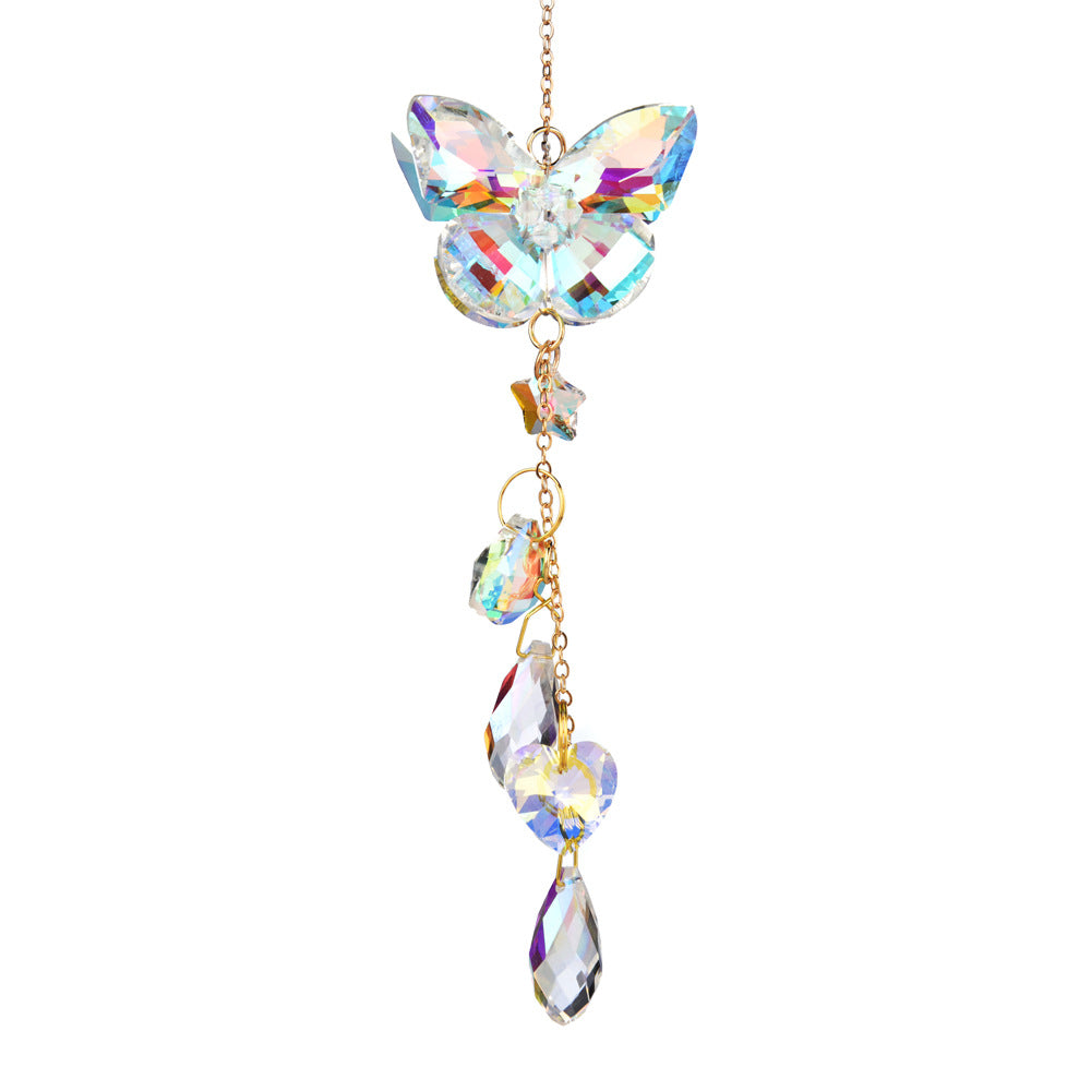 Crystal Butterfly Suncatcher – Hanging Rainbow Maker – image 5