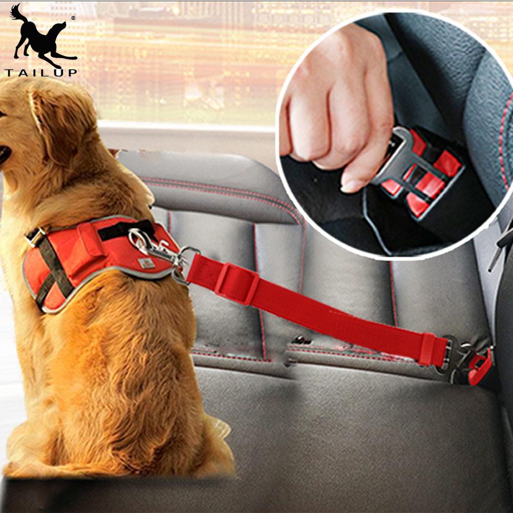 Dog Car Seat Belt – Adjustable Pet Safety Lead Clip