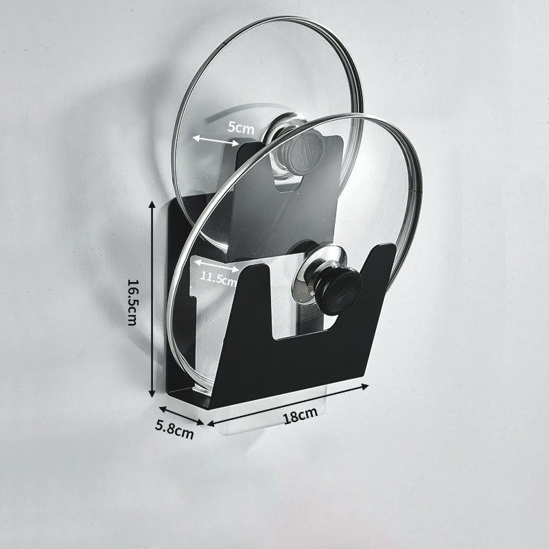 Wall-Mounted Pot Lid & Chopping Board Rack – image 10