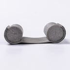 Twin foam tubes of the draught excluder