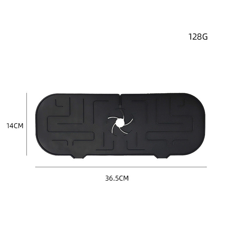 Silicone Tap Splash Mat – Sink Drip Catcher – image 3