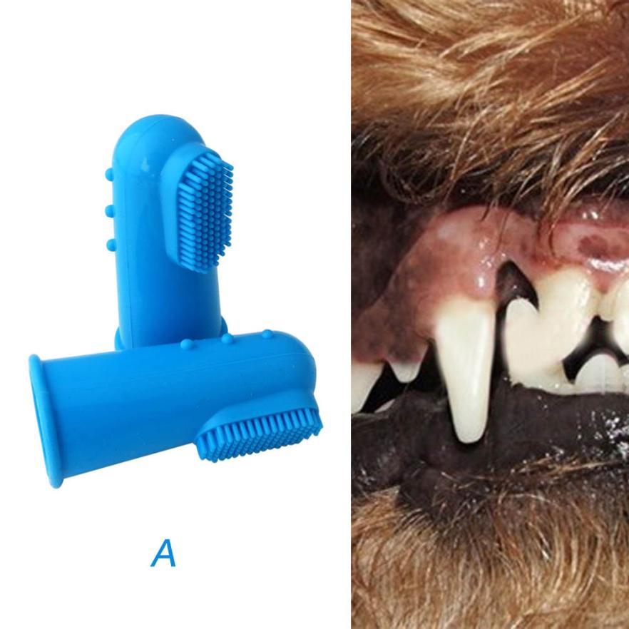 Silicone Finger Toothbrush for Dogs & Cats
