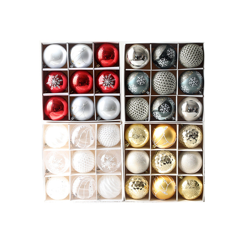 Hand-Painted Christmas Bauble Gift Box – Set of 9