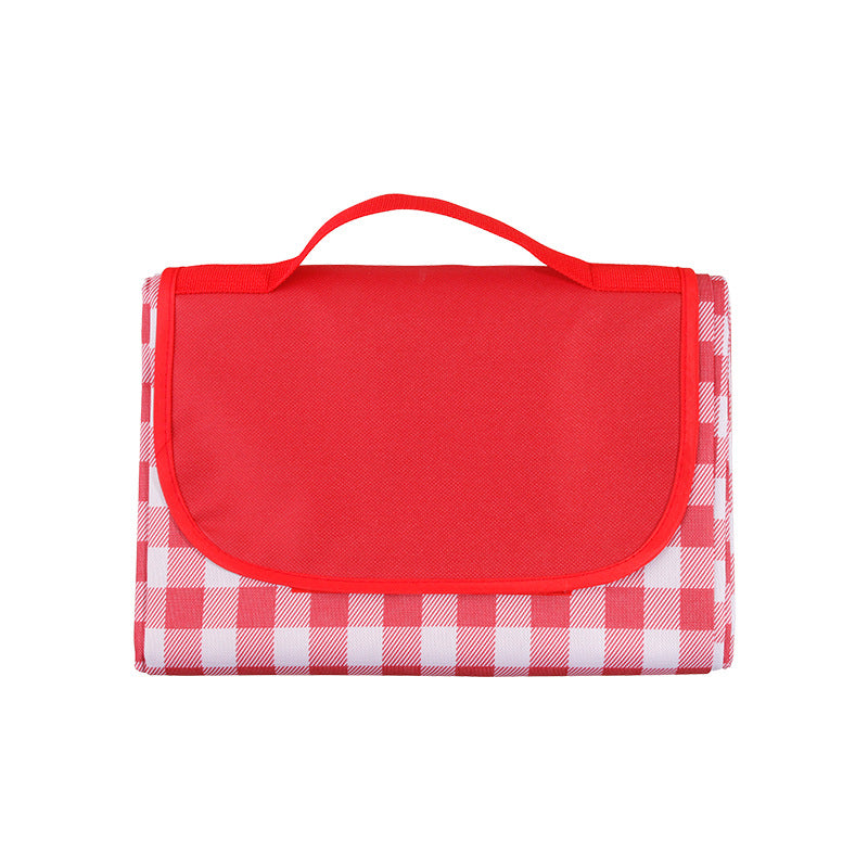 Waterproof Outdoor Picnic & Camping Mat – Red Gingham