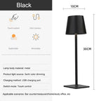 Cordless Dimmable Mushroom Table Lamp – image 3