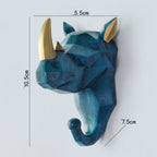 Geometric Animal Head Wall Hook – image 9