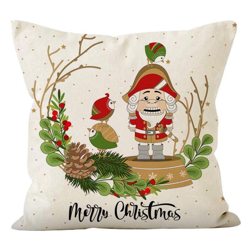 Nutcracker Christmas Cushion Cover – 45 x 45 cm