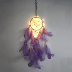 LED Light-Up Feather Dream Catcher