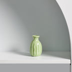 Mini Ribbed Ceramic Bud Vase