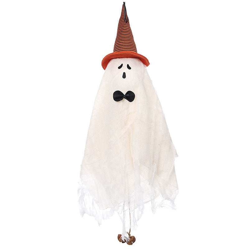 Hanging Witch Hat Ghost Decoration – image 6
