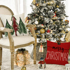Christmas Tree Print Cushion Cover (45 x 45 cm) – image 4
