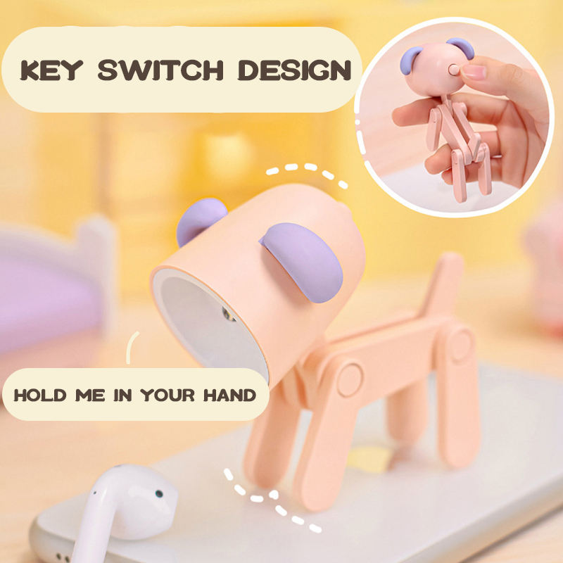 Mini Dog & Deer LED Night Light – Children's Bedside Lamp