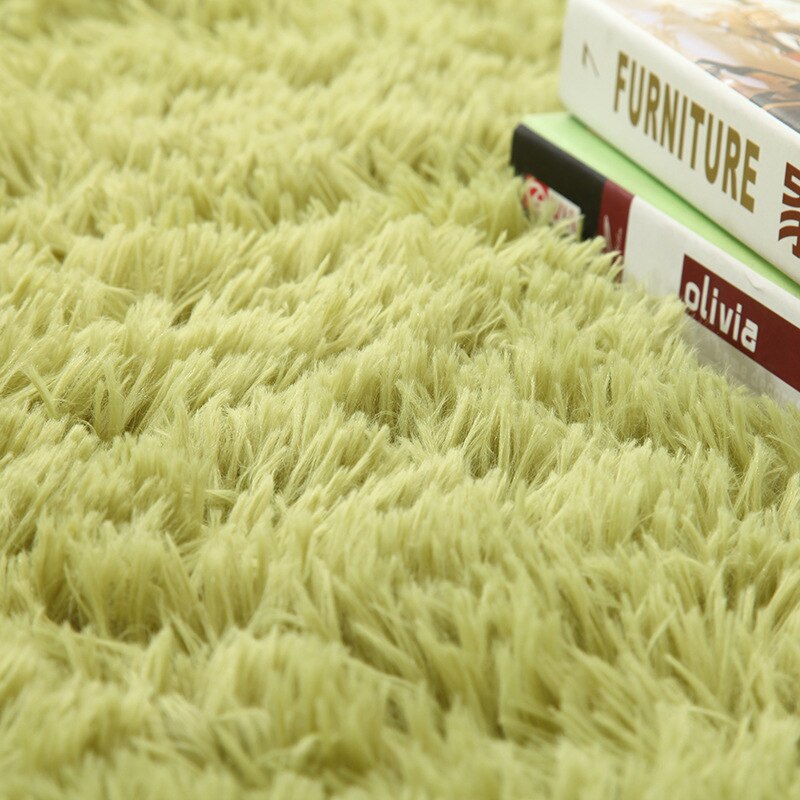 Fluffy Round Faux Fur Rug – Soft Shaggy Area Rug
