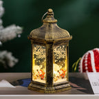 Vintage LED Christmas Lantern – Square