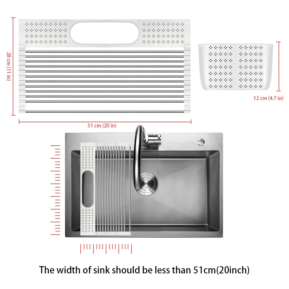 Roll-Up Over-Sink Dish Drying Rack – image 8