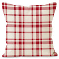 Snowflake Check Christmas Cushion Cover (45 x 45 cm)