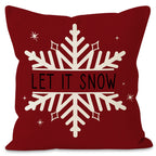 Christmas Tree & Snowflake Cushion Cover (45 x 45 cm) – image 5