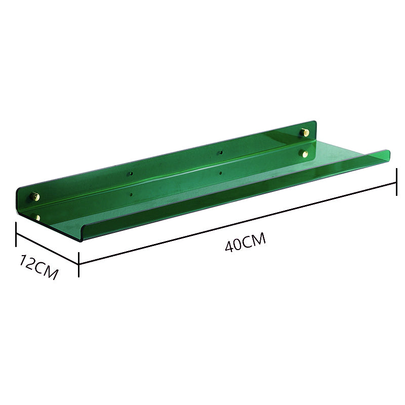 Acrylic Wall-Mounted Bathroom Shelf – 40cm – image 9