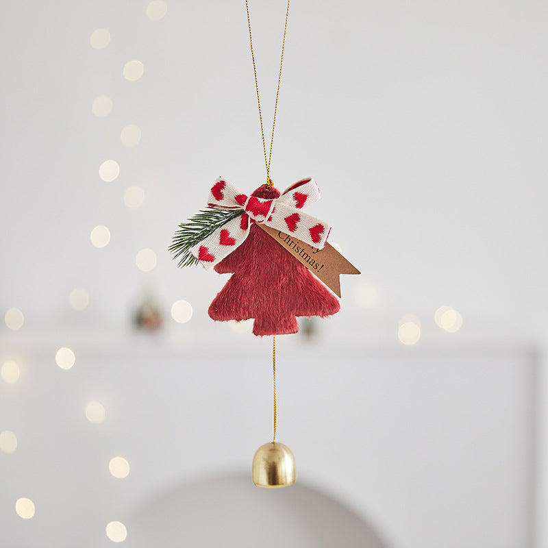 Plush Christmas Bell Decorations – image 4