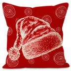Santa Hat & Christmas Tree Cushion Cover (45 x 45 cm) – image 8