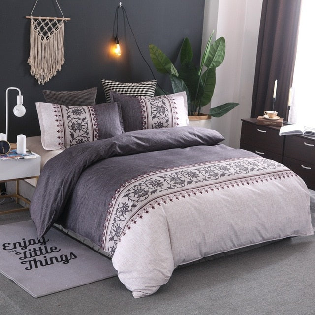 Boho Print Duvet Cover Set – Reversible with Pillowcases