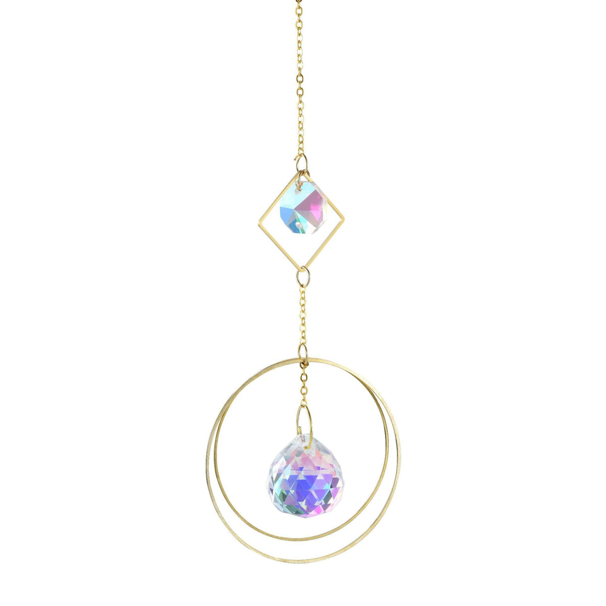 Crystal Suncatcher – Hanging Rainbow Maker